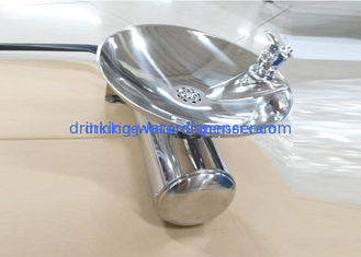 Ambient Water Wall Hung Drinking Fountain Push / Press Bubbler Faucet Great Strength