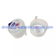 20 Litre Water Bottle Non Spill Caps Peel Off Type White PE With Rubber Liner
