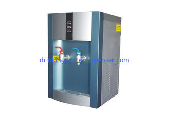 Silver Blue Color Tabletop Hot and Cold Water Dispenser ABS Plastics Housing Material