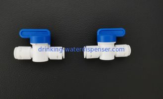 Blue Manual Handle PP Plastic Water Connectors High Flow For Water Dispenser