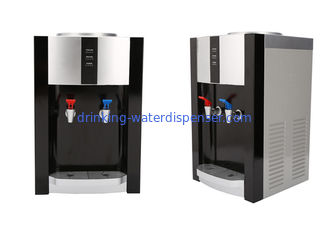 Bottled Desktop Water Dispenser Hot Cold Silver Black Color ABS Plastics Housing