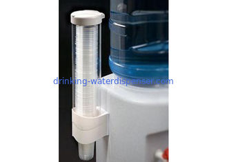 Classic Water Cooler Cup Dispenser Holders White Color Plastic ABS Material