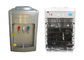 Silver Color Drinking Water Dispenser , Compressor Cooling Water Dispenser